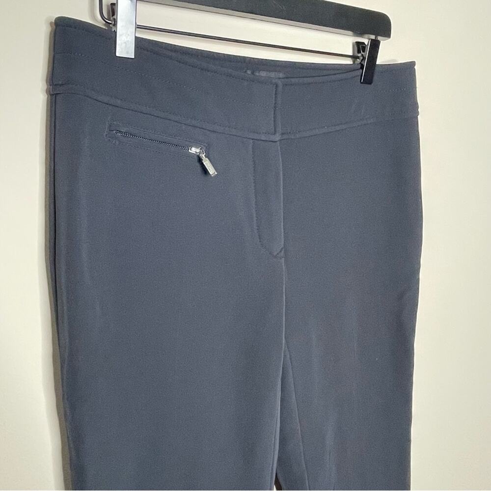 FERA black fleece lined bootcut ski snow pants with stirrup & ankle zip 10 LONG - Picture 3 of 8